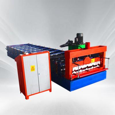 China Factory Steel Sheet Roof Making Machinery Steel Wall Cladding Machine Thick Steel Cut Roll Forming Machine for sale