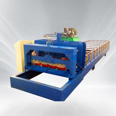 China Sheet Forming Machine 840 Corrugated Roof Panel Color Glazed Tile Roll Forming Machine for sale