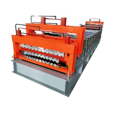 Cina 850mm(Double Layer Roll)/860mm(Down) Forming Machine Metal Roof Cladding Sheet Roll Forming Machine in vendita