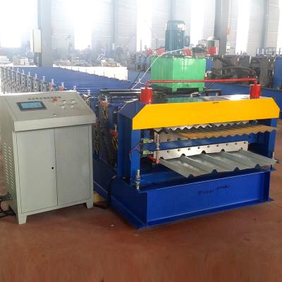 China Garment shops RFT double layer roll forming machine/rollformers, metal roofing, corrugated steel sheet, wall panel, glazed tiles for sale