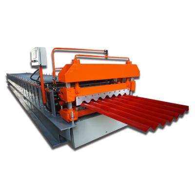 Κίνα ROOF CNC Galvanized Metal GI / Aluzinc Wave Aluminum Roofing Sheets Corrugated Roof Panels Single Deck Cold Bending Manufacturing Machine προς πώληση