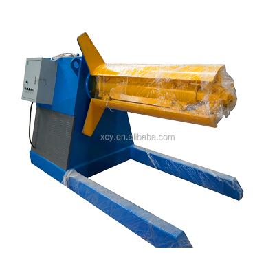 Chine Building material stores 5 ton 7 ton hydraulic material uncoiler decoiler machine à vendre