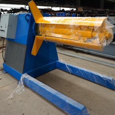 Chine Factory steel sheet material hydraulic decoiler uncoiler machine à vendre