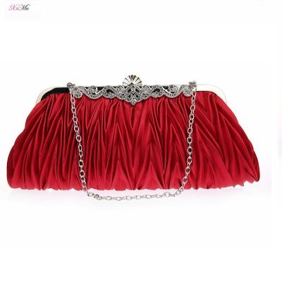 China Luxury Clutch Women Clutch Bag New Arrival Evening Clutch Bag Satin Handbag Ladies Wedding Party Prom Bridal Bag for sale