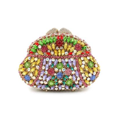 China High Quality Luxury Crystal Clutch For Women Rhinestone Evening Clutch Bag for sale