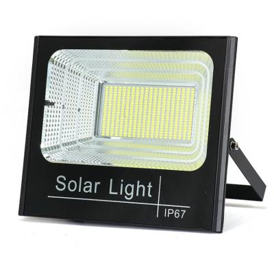 China Warehouse OEM Customized 25w 40w 60w IP66 Glass Aluminum Light Sensor Smart Remote Control Solar Flood Light for sale