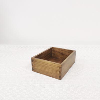 China Wholesale Size Antique Imitation Box Customized Wooden Box for sale