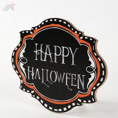 China Europe Diy Wooden Circle Sign Is Suitable For Hanging At Front Door Standing for sale