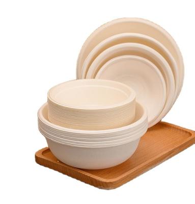 China Eco-friendly Sugar cane pulp disposable paper bowl for sale