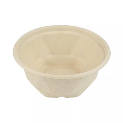 China Disposable Eco-friendly Biodegradable Disposable  Eco Friendly Microwavable  for Restaurant Biodegradable Sugarcane Pulp Food bowls for sale