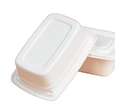 China Biodegradable Compostable Disposable environment-friendly and heat-resistant lunchbox for sale