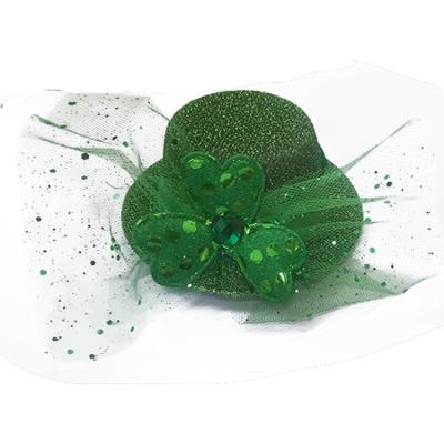 China St Patrick's Day Carnival Hairpin Headband Hat Clovers Festival Holiday Decorations Kids Adult Irish Hair Circle Toys Festival Head Buckle for sale