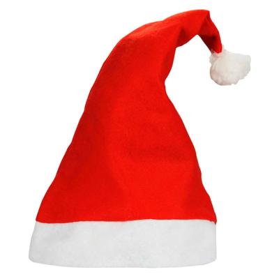 China Holiday Decorations Christmas Hat Adults And Kids Thick Plush Ultra Soft Fancy Dress Hats Fashionable Design for sale