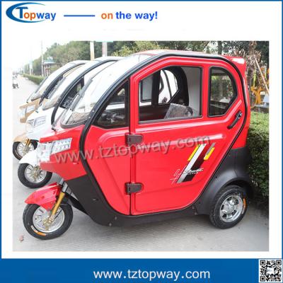 China 3 seats lead acid battery fashion citycoco electric tricycle scooter ebicycle for sale