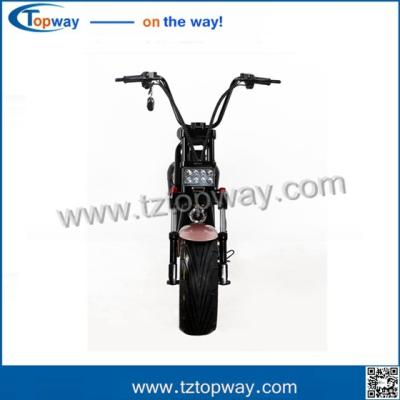 China Fat tyre electric scooter 60V 1000W halley two wheels citycoco for sale