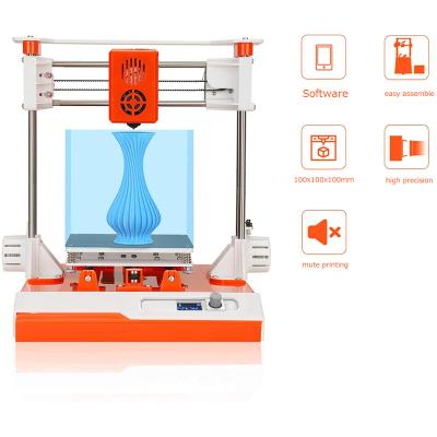 China EasyThreed K2 Portable 3D Printer Mini Desktop Printer Low Noise Printing with PLA Filament 10m for sale