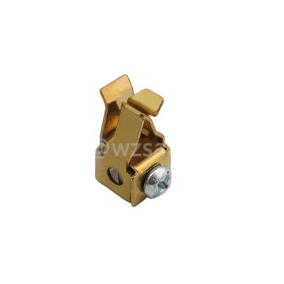 China Outlet Power Socket Electrical Contacts Brass Sheet Metal Stamping Part For Outlets for sale