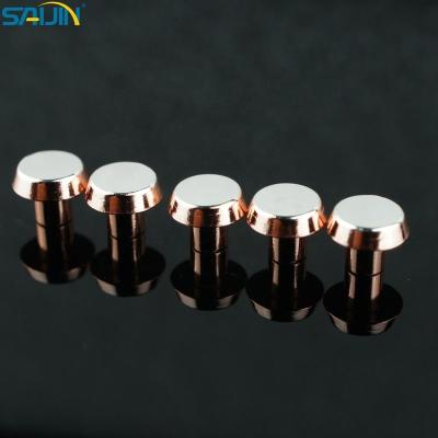 China Relay Switch Rosh AgCdO AgNi Silver Alloy Magnetic Bimetal Electrical Contacts For Relay Switch for sale