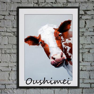 China New 2015 Modern Abstract Modern Animal Oil Paintings Cow Picture Paintings for sale