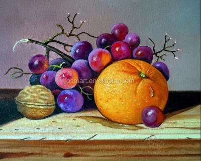 China Shenzhen Traditional Wholesale Skillful Artists Hand Painted Fruit Oil Painting On Canvas for sale