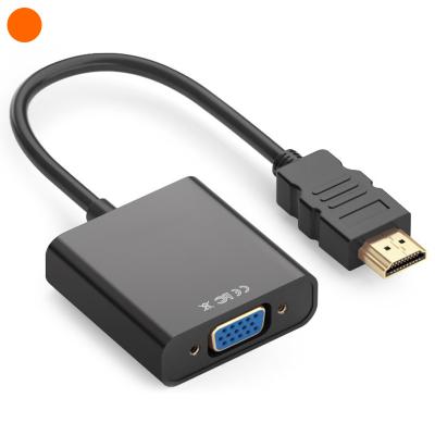 China High Quality Cheap Price COMPUTER 1080P HDMI to VGA Adapter Male to Female HDMI Adapter Audio Video Cable for sale