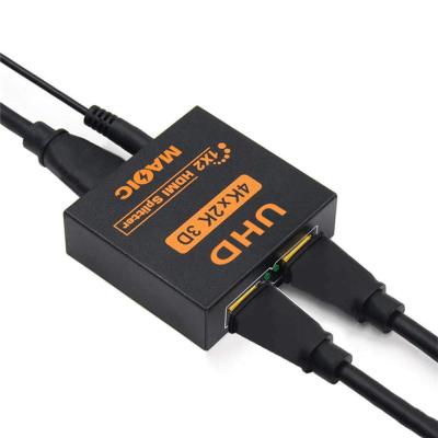 China 4K Video Ultra HD HDMI Splitter 1 To 2 HDMI Male To Dual HDMI Female Displays With 3D For HDTV OEM for sale