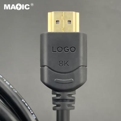 China Ultra High Speed ​​COMPUTER HDMI To HDMI Cable 3D 8K@60Hz 4K@120Hz 48Gbps Gold HDMI Cable For PS4 TV Computer for sale