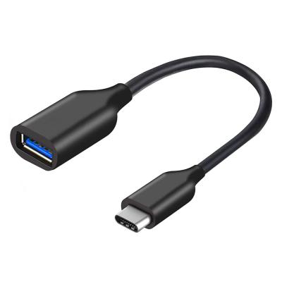 China Multimedia USB OTG Adapter Type C Male To USB 3.0 A Female OTG Adapter Cable for sale