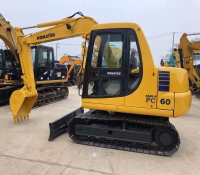 China Japan sechs Tonnen Gebraucht-Mini-Macht-Komatsu-Krawlerbagger PC60-8. zu verkaufen