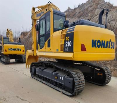 China 20630KG in gutem Zustand Gebrauchtkomatsu PC210LC Bagger mit 5700mm Boomlänge zu verkaufen