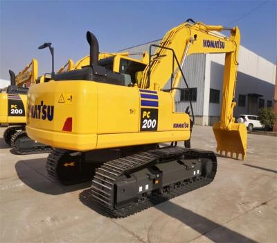 China 6 cilinders Gebruikte Crawler Excavator 18ft Diepte Tweedehands Komatsu Excavator Te koop