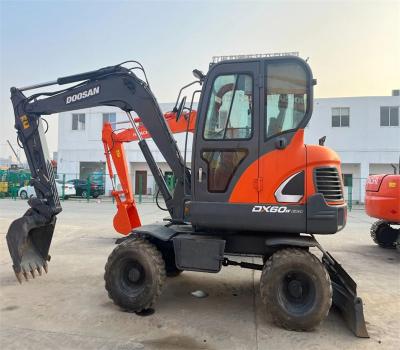 China Excavadora hidráulica de segunda mano de Doosan Excavadora de primera mano de 7530 mm de radio en venta