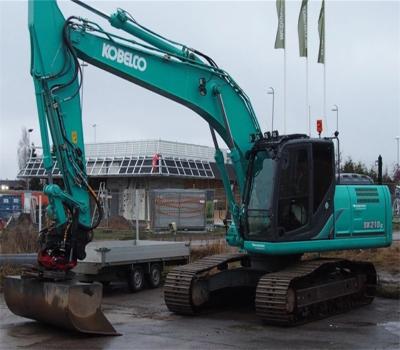 China 21200kg Green Secong-hand  Kobelco Excavator Bucket capacity 1.0m³ with Hino J05ETA-EDDJ Engine model for sale