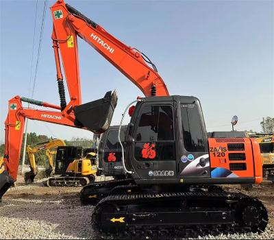 China Em bom estado, de segunda mão. Excavadora Hitachi ZX120 com motor ISUZU CC-4BG1TC. à venda