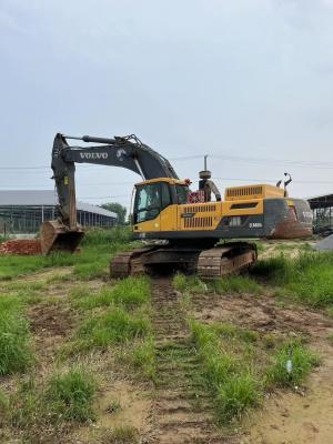 China Yellow Second Hand Vollvo EC120D  Hydraulic Crawler Excavator  for Heavy Duty Track Applications for sale