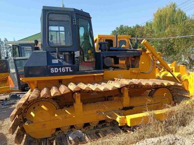 China China Gebruikte Shantui SD16/SD16TL Bulldozer Machine met 120KW vermogen in goede staat. Te koop