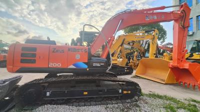 China Naranja en buen estado 19400KG Excavadora Hitachi de segunda mano Zx200 con 109.6kw de potencia en venta