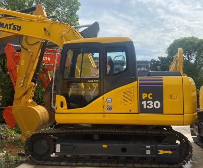 Chine 2020 year with good condition Used 13 ton medium-sized hydraulic excavator Komatsu PC130 with SAA4D95LE-5 engine and 4600mm boom length used excavator for sale à vendre