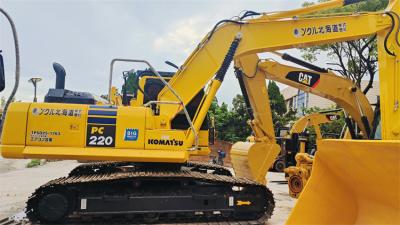 China Used 20 tons high quality Komatsu PC220 excavator with SAA6D107E-1 engine for sale for sale