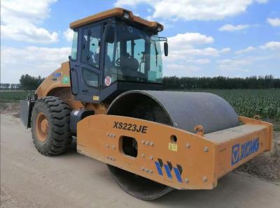 China Used XCMG Official XS223J 132KW Used Single Drum Vibratory Road Roller For Sale for sale