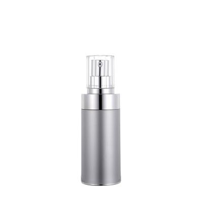 China Personal Care Products Customized Empty Cosmetic AS Round Bottle With Airless Pump Lotion Pump Skin Care Packaging 30ml 50ml 100ml for sale