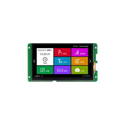 China Dacai Tft Serial LCD Module 7 Inch HMI With Lift Floors 7 Inch for sale