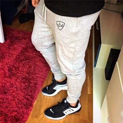 China Antibacterial Mens Joggers Casual Gym Workout Track Pants Comfortable Slim Fit Tapered Sweatpants With Pockets for sale