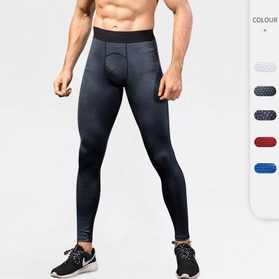 China Antibacterial Men's 3D Printing Running PRO Fitness Sports Running Training High Sweat Quick Dry Rebound Gaiters for sale