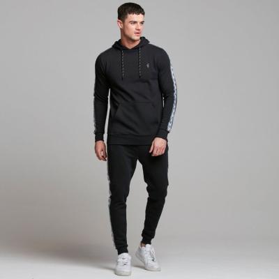 China OEM&ODM Breathable Hot Selling Custom Logo Gym Sports Fitted Tracksuit Jogging Sweat Suit Men for sale