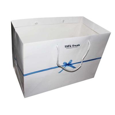 China Recycled Materials Customized LOGO printing paper bag for sale