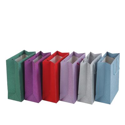 China Recycled Materials Laser holographic  Shopping Paper Bag  Gift Customized OEM for sale