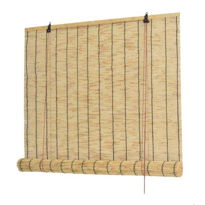 China Retro original eco-friendly grass curtain UV retro resistance shade insect repellent reed curtain for sale