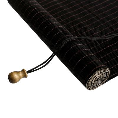 China Easy Clean Natural Bamboo Roll Shutter Sunscreen Rust Waterproof Bamboo Curtain for sale