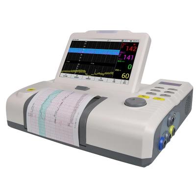 China Monitor Cardiotocography Heart Rate TOCO Diagnostic CTG Machine Fetal Monitor with Printer Lethealth FM-LH8 for sale